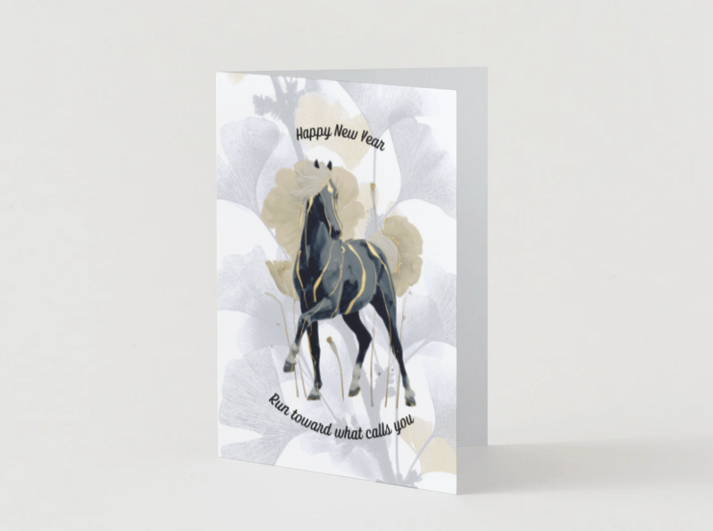 New Year, Lunar New Year 2026 Year of the Horse Greeting Card