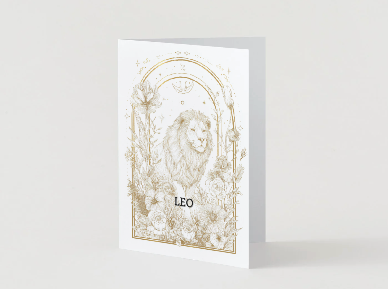Leo (July 23 – August 22) Zodiac Astrology Birthday Card | Blank Inside  Customized Birthday Wishes