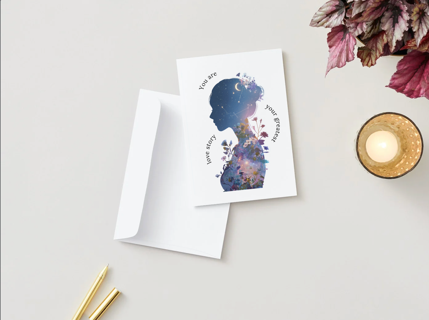 You Are Your Greatest Love Story, Self Love Valentine's Card