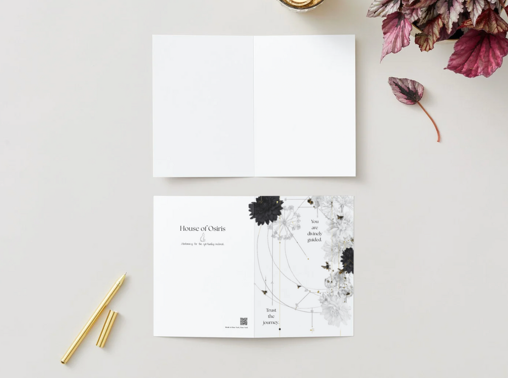 You Are Divinely Guided. Trust the Journey. Spiritual Greeting Card | Blank Inside for Personal Messages
