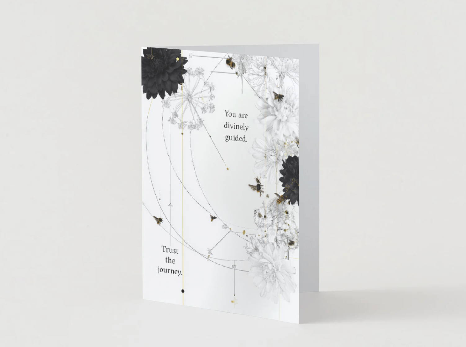 You Are Divinely Guided. Trust the Journey. Spiritual Greeting Card | Blank Inside for Personal Messages