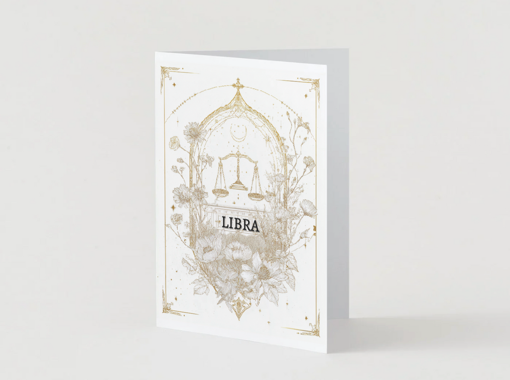 Libra (September 23 – October 22) Zodiac Astrology Birthday Card | Blank Inside  Customized Birthday Wishes