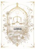 Libra (September 23 – October 22) Zodiac Astrology Birthday Card | Blank Inside  Customized Birthday Wishes